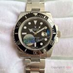 NEW UPGRADED Rolex Submariner Watch SS Black Ceramic Swiss ETA2836